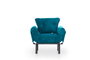 Atelier Del Sofa Nitta Single - Verde petróleo